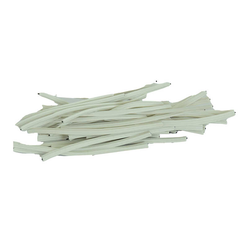 Lisinya214 Bağlama Teli Tel Klips Pvc Kaplamalı Beyaz 100 Gr Takribi 100 Adetli 1 Paket