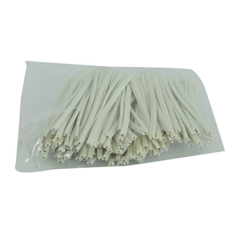 Lisinya214 Bağlama Teli Tel Klips Pvc Kaplamalı Beyaz 100 Gr Takribi 100 Adetli 1 Paket