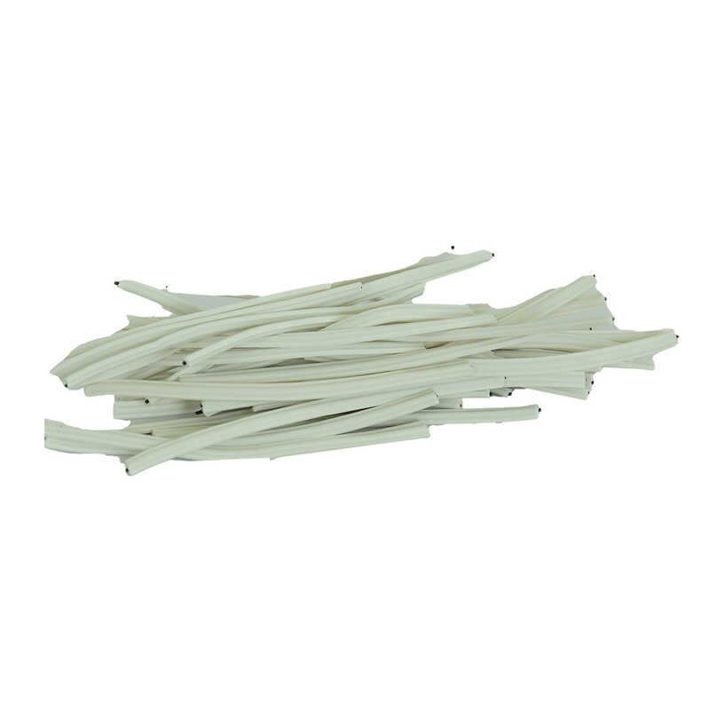 Lisinya214 Bağlama Teli Tel Klips Pvc Kaplamalı Beyaz 500 Gr Takribi 500 Adetli 1 Paket