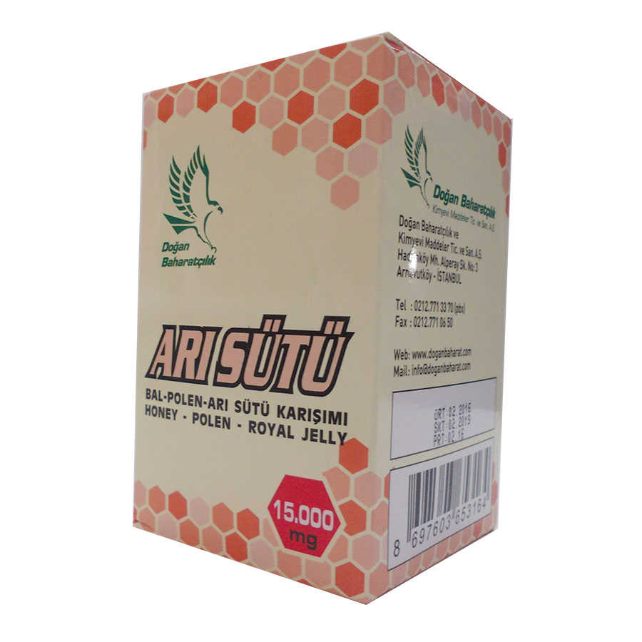 Lisinya214 Bal Polen Arı Sütü Karışımı Süper Doz 15000 Mg