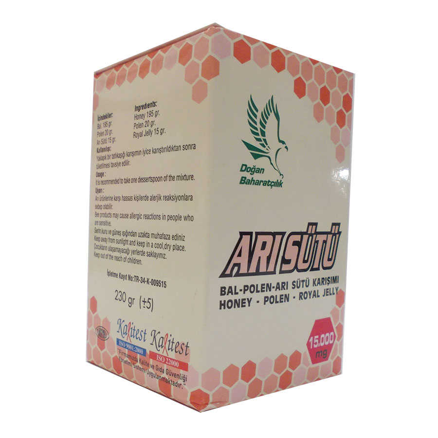 Lisinya214 Bal Polen Arı Sütü Karışımı Süper Doz 15000 Mg