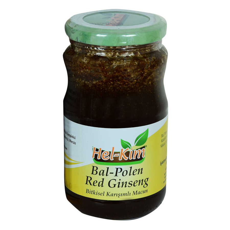 Lisinya214 Bal Polen Red Ginsengli Bitkisel Karışımlı Macunnu 450 Gr