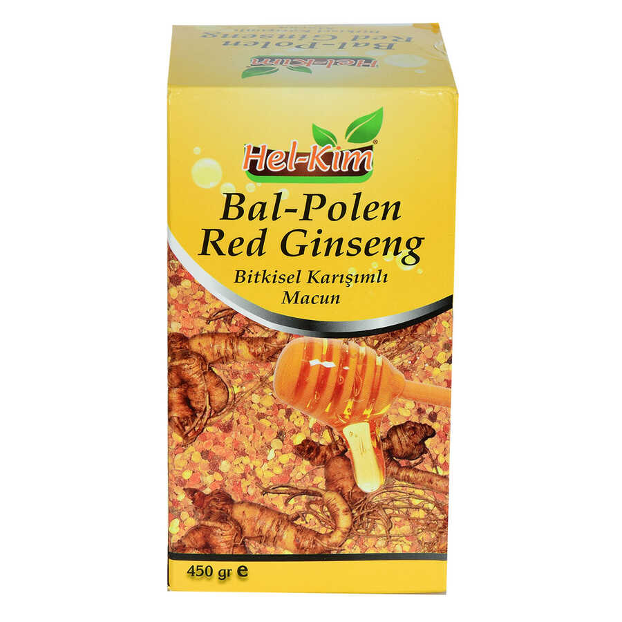 Lisinya214 Bal Polen Red Ginsengli Bitkisel Karışımlı Macunnu 450 Gr