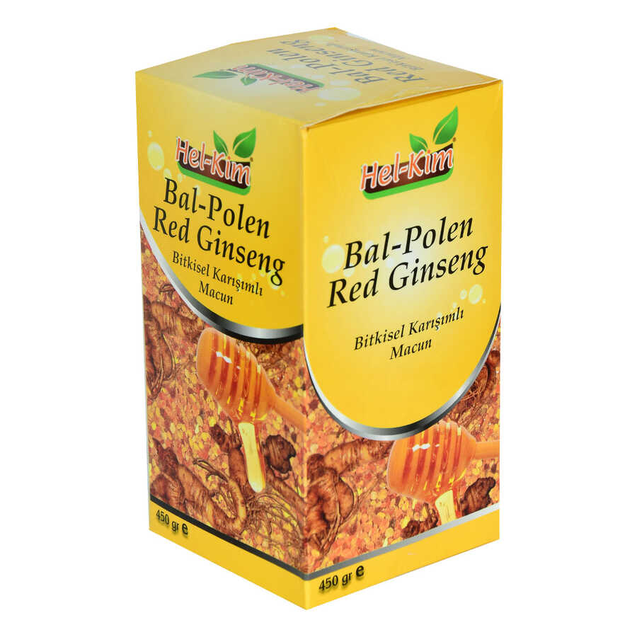 Lisinya214 Bal Polen Red Ginsengli Bitkisel Karışımlı Macunnu 450 Gr