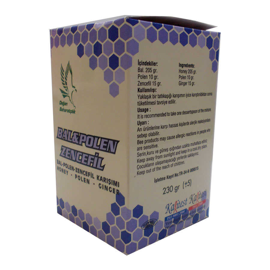 Lisinya214 Bal Polen Zencefil Karışımı 230 Gr