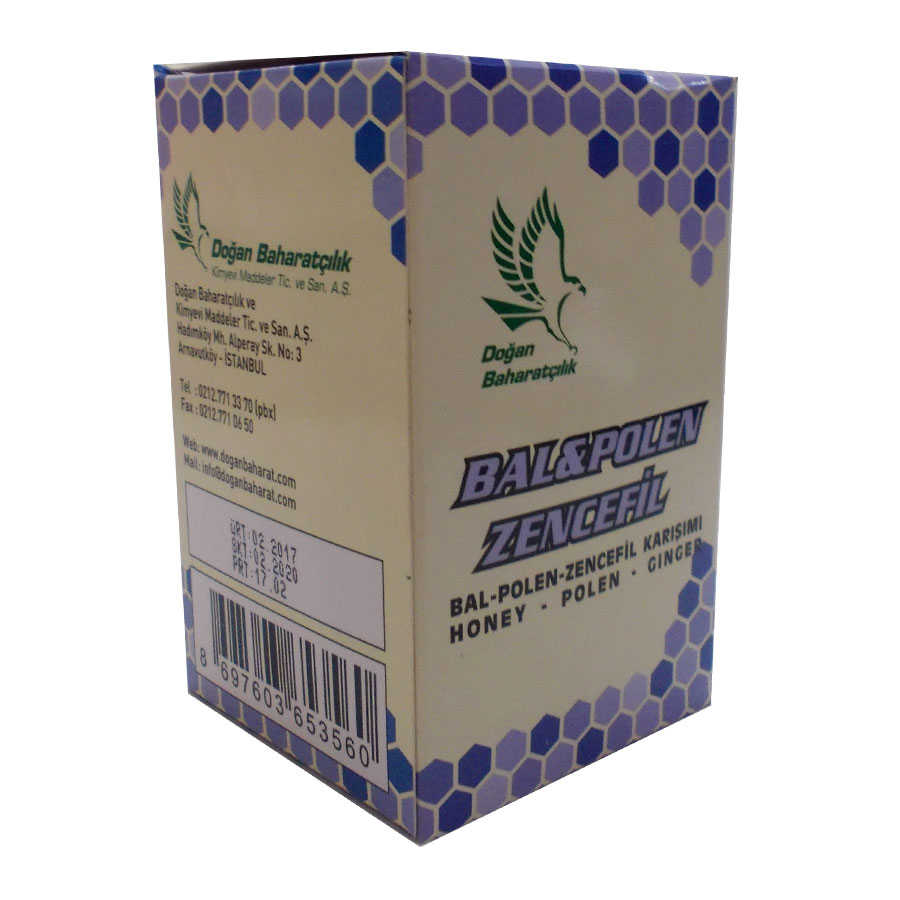 Lisinya214 Bal Polen Zencefil Karışımı 230 Gr