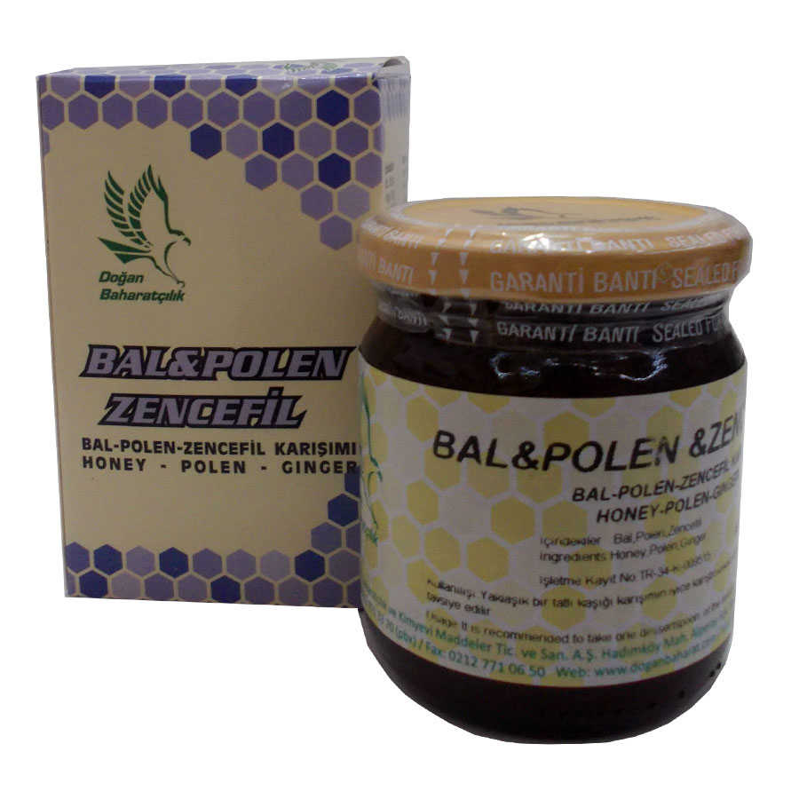 Lisinya214 Bal Polen Zencefil Karışımı 230 Gr