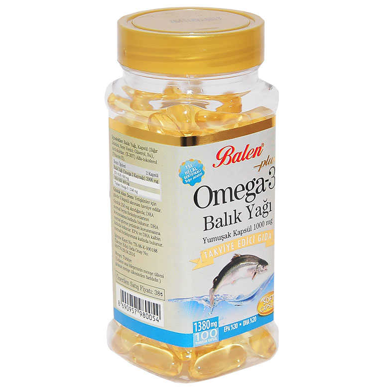 Lisinya214 Omega 3 Plus+ Balık Yağı Yumuşak 100 Kapsül