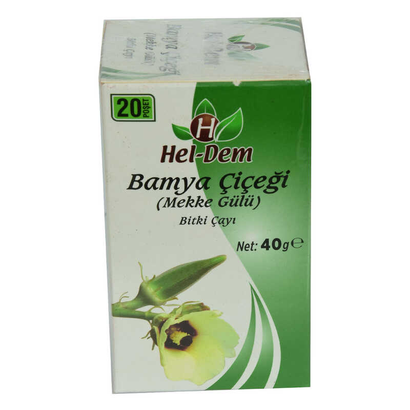 Lisinya214 Bamya Çiçeği Mekke Gülü Bitki Çayı 2 Gr x 20 Süzen Poşet 40 Gr