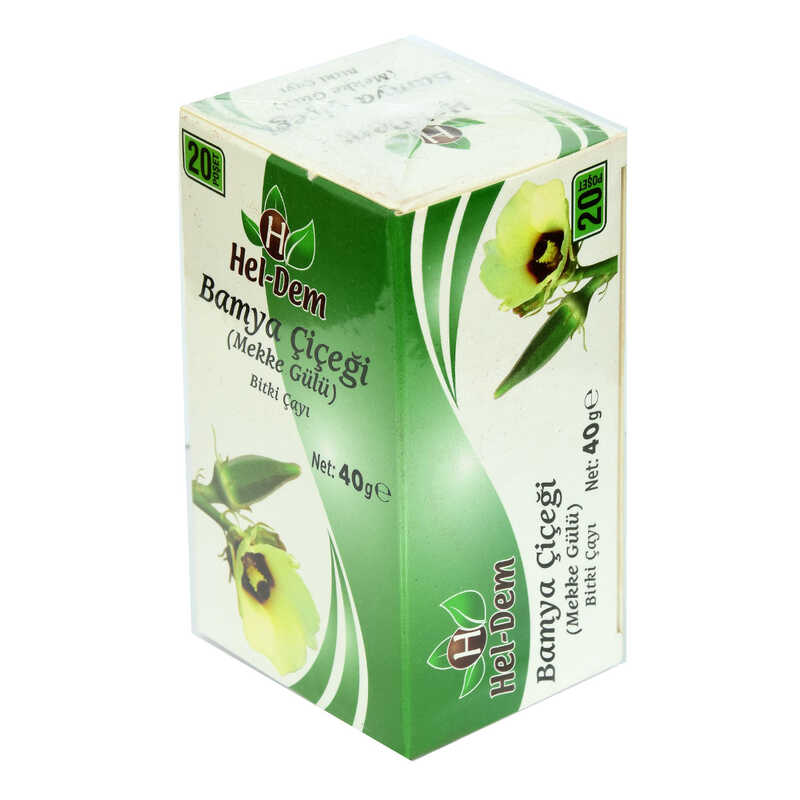 Lisinya214 Bamya Çiçeği Mekke Gülü Bitki Çayı 2 Gr x 20 Süzen Poşet 40 Gr