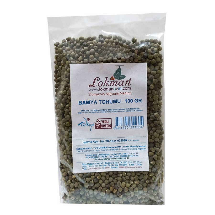 Lisinya214 Bamya Tohumu 100 Gr Paket