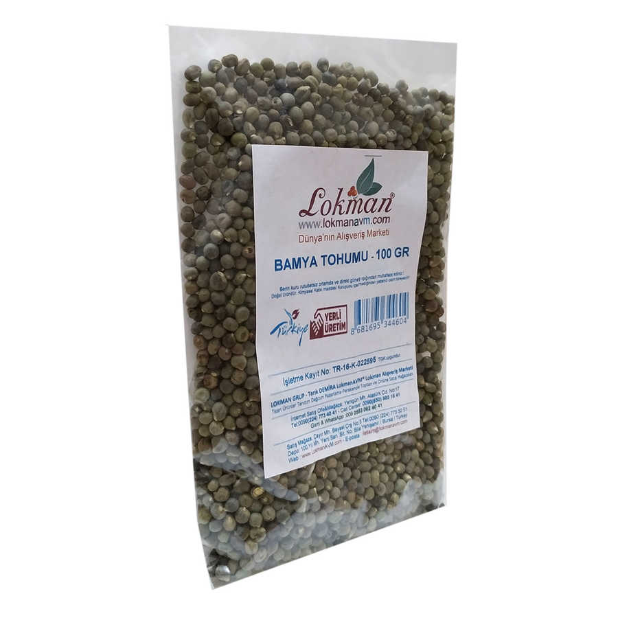 Lisinya214 Bamya Tohumu 100 Gr Paket