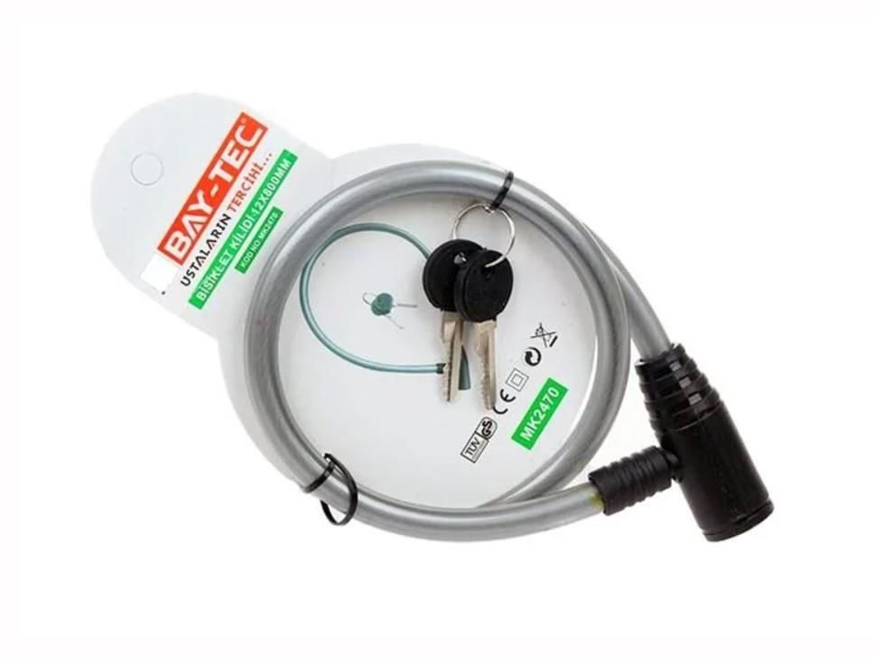 Bay-Tec MK2470 Bisiklet Kilidi 80 cm - Lisinya
