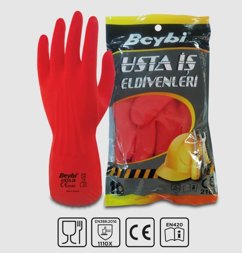 Lisinya202 Beybi Usta İş Lateks Eldiven NO:10