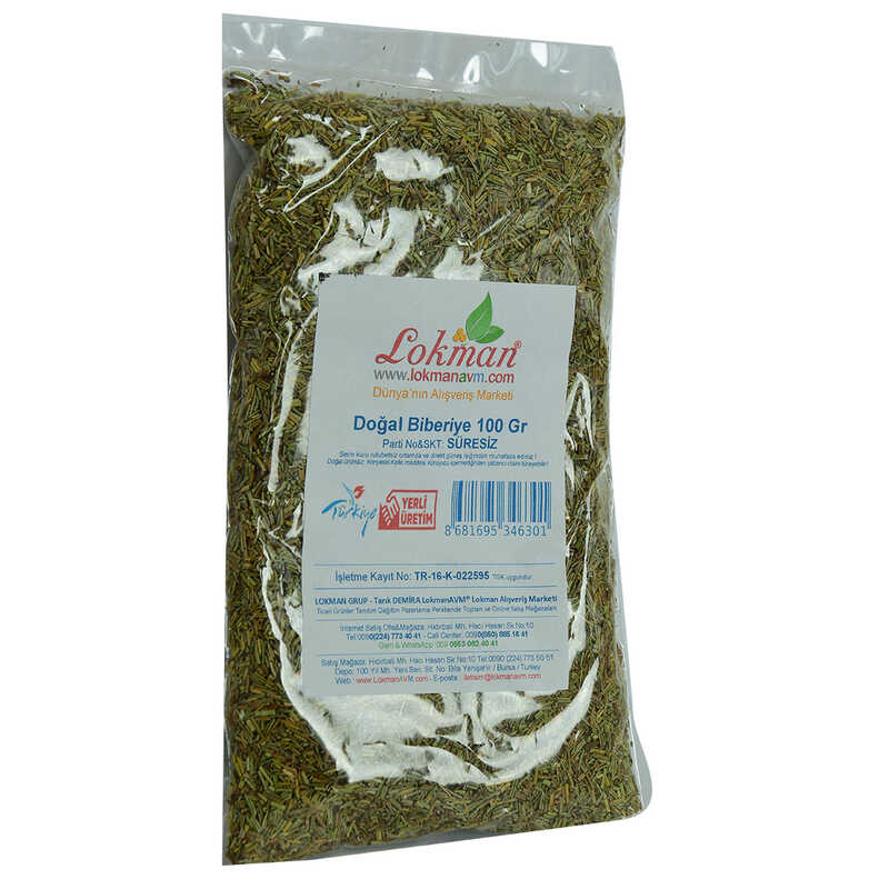 Lisinya214 Biberiye Doğal 100 Gr Paket