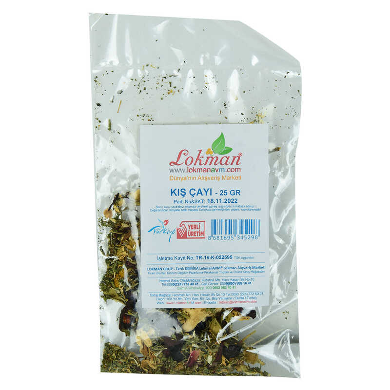 Lisinya214 Bitkisel Karışık Osmanlı Çayı Kış Çayı 25 Gr Paket