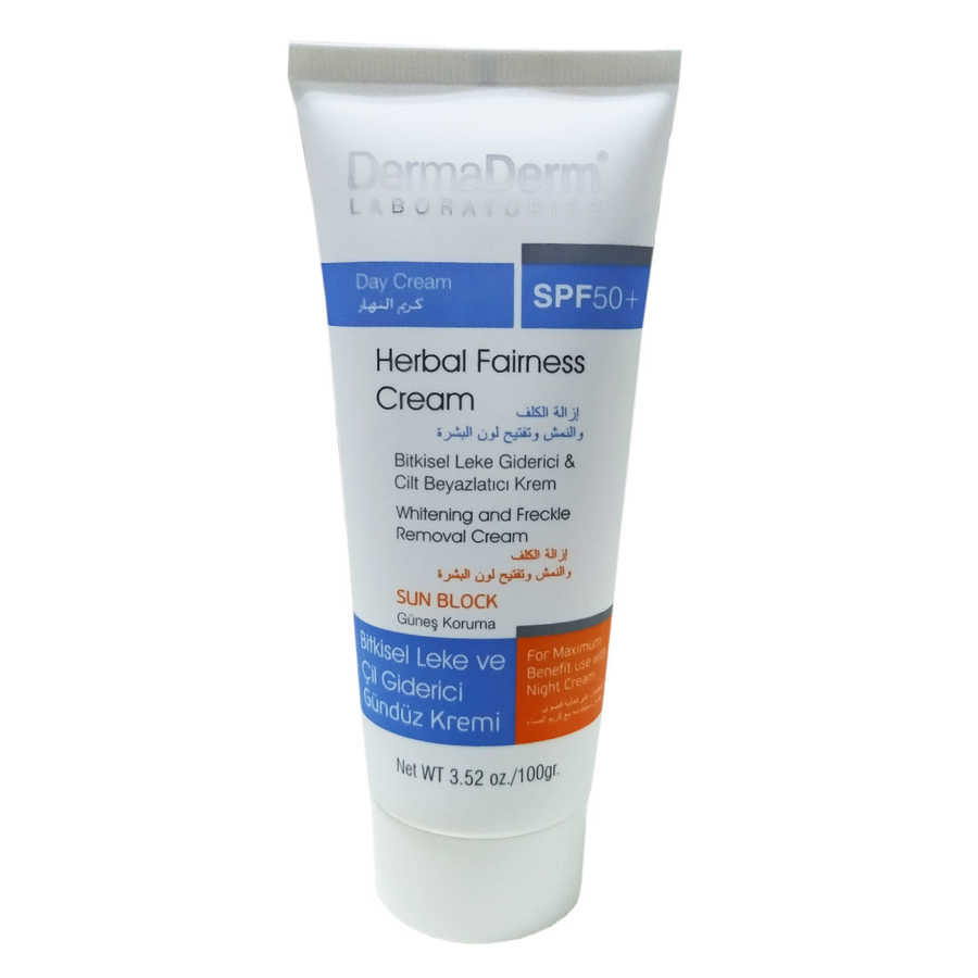 Lisinya214 Bitkisel Leke Giderici Cilt Beyazlatıcı Gündüz Kremi Güneş Koruma SPF 50+ 100 Gr