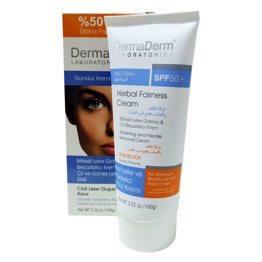 Lisinya214 Bitkisel Leke Giderici Cilt Beyazlatıcı Gündüz Kremi Güneş Koruma SPF 50+ 100 Gr