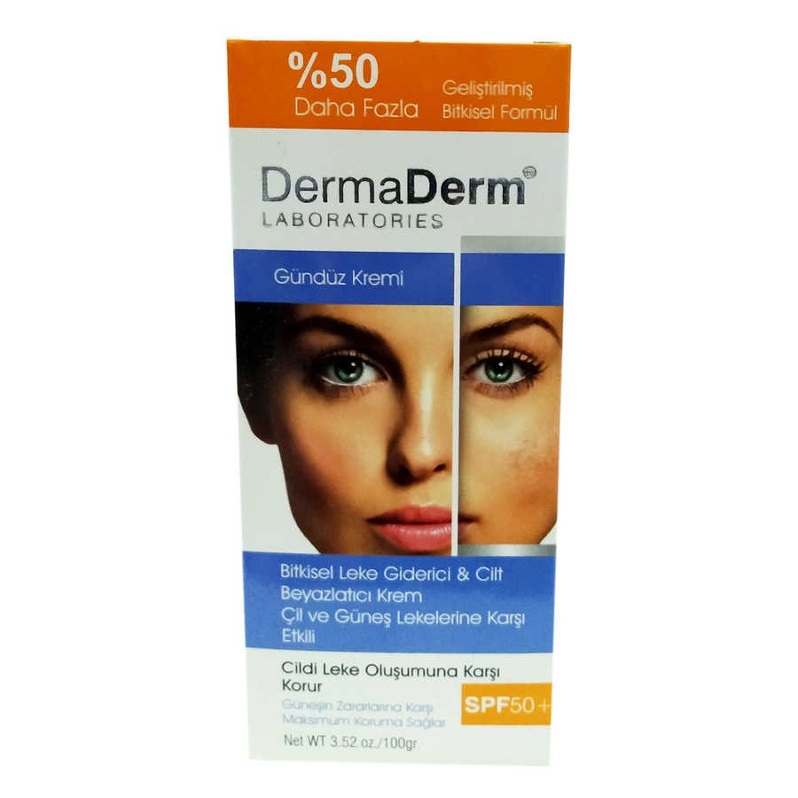 Lisinya214 Bitkisel Leke Giderici Cilt Beyazlatıcı Gündüz Kremi Güneş Koruma SPF 50+ 100 Gr