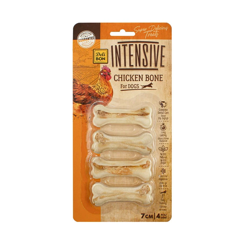 İntensive Tavuklu Kemik - 7Cm 4 lü Paket Lisinya205 İntensive Tavuklu Kemik - 7Cm 4 lü Paket