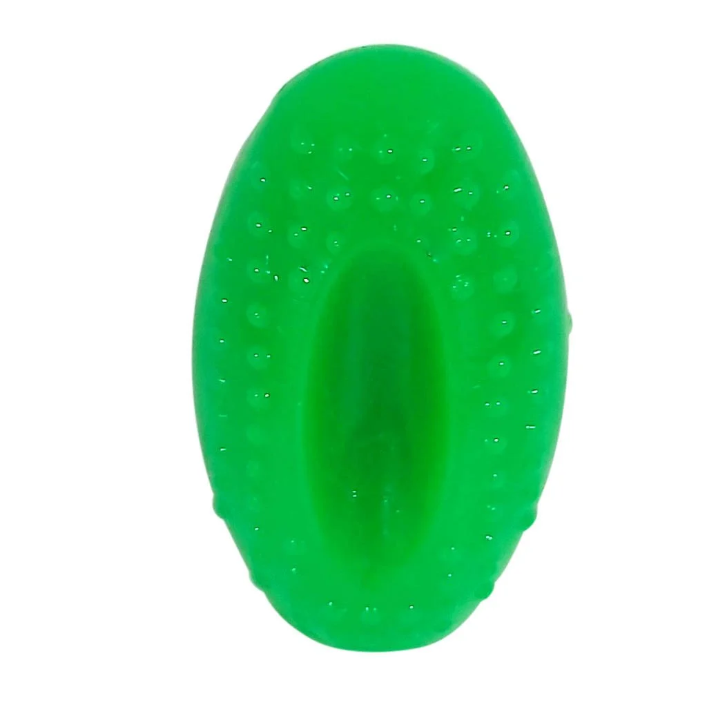 Lisinya205 Benny Köpek Oyuncağı Sert Elips Top 8 x 4.5 cm Yeşil