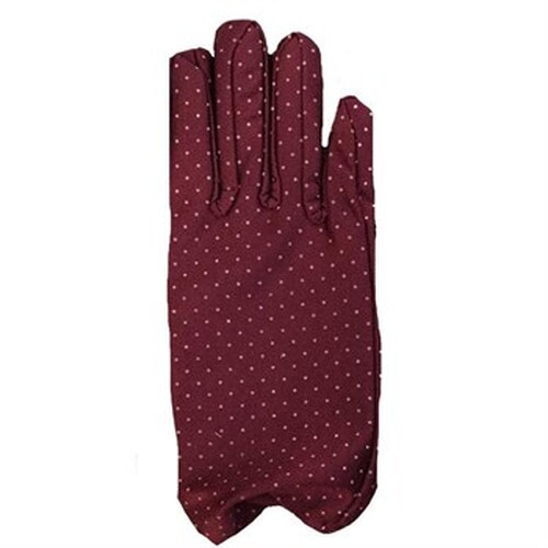 Bordo Renk Puanlı Çocuk Eldiveni (Lisinya)
