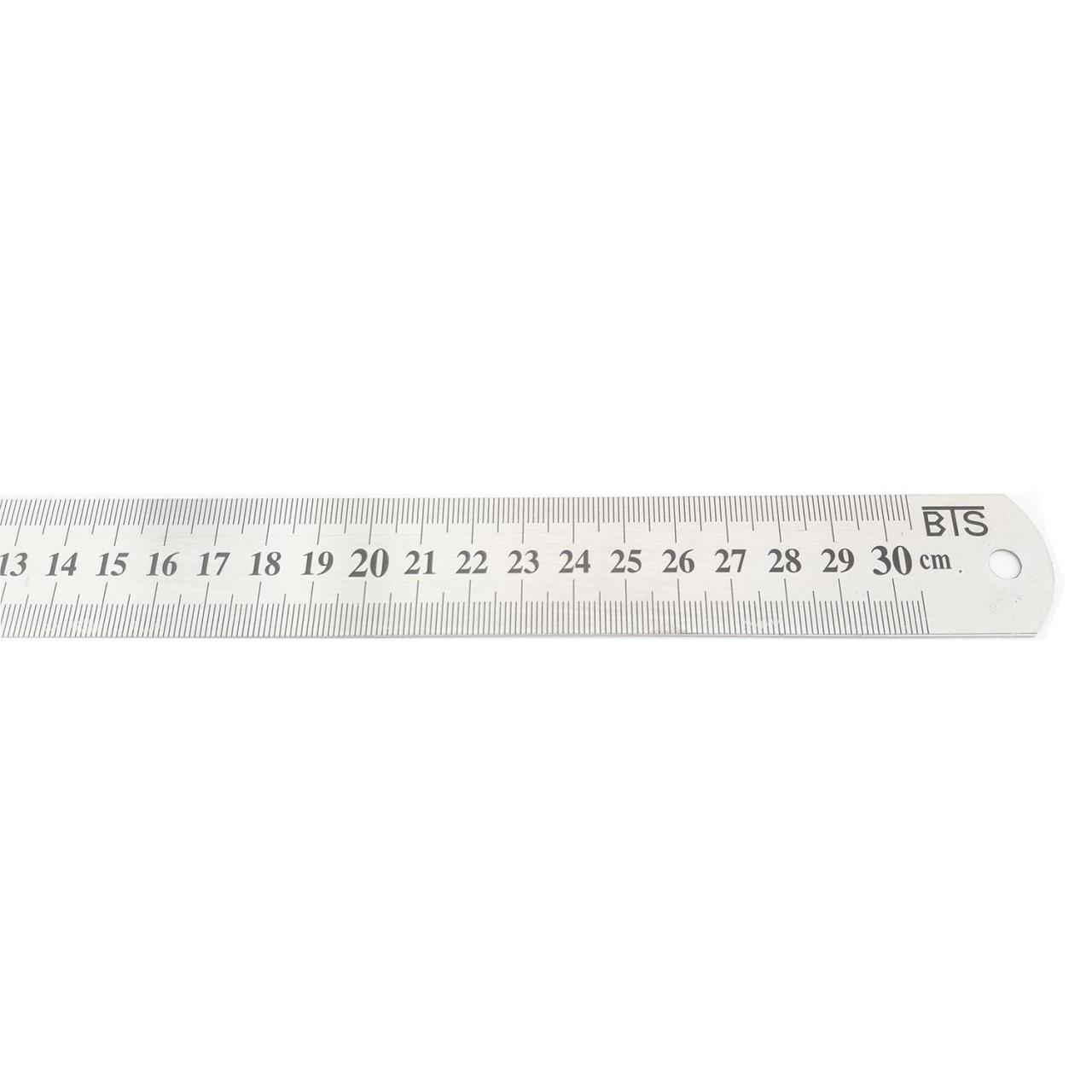 BTS 12257 Çelik Cetvel 30 cm 30 mm Lisinya202 BTS 12257 Çelik Cetvel 30 cm 30 mm