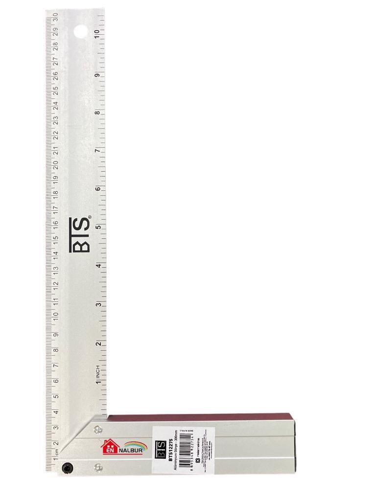 BTS 12275 Alüminyum Gönye 30 cm BTS 12275 Alüminyum Gönye 30 cm