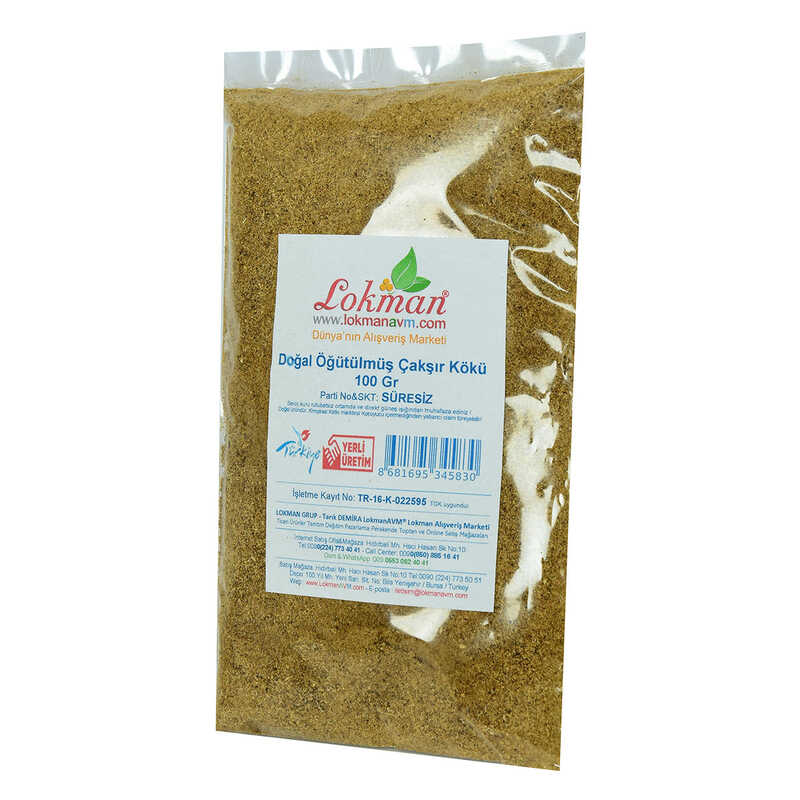 Çakşır Kökü Doğal Öğütülmüş 100 Gr Paket - Lisinya