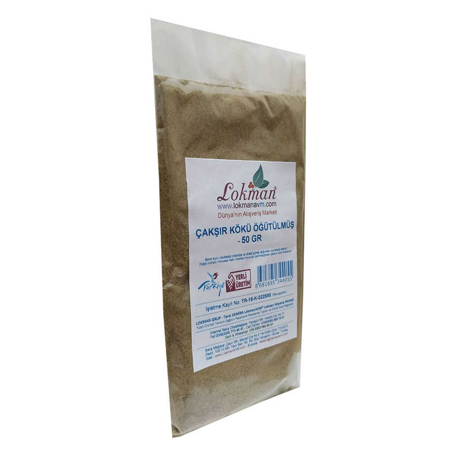 Çakşır Kökü Doğal Öğütülmüş 50 Gr Paket - Lisinya