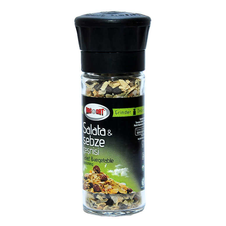 Lisinya214 Cam Değirmenli Salata ve Sebze Çeşnisi Karışık Baharat 45 Gr