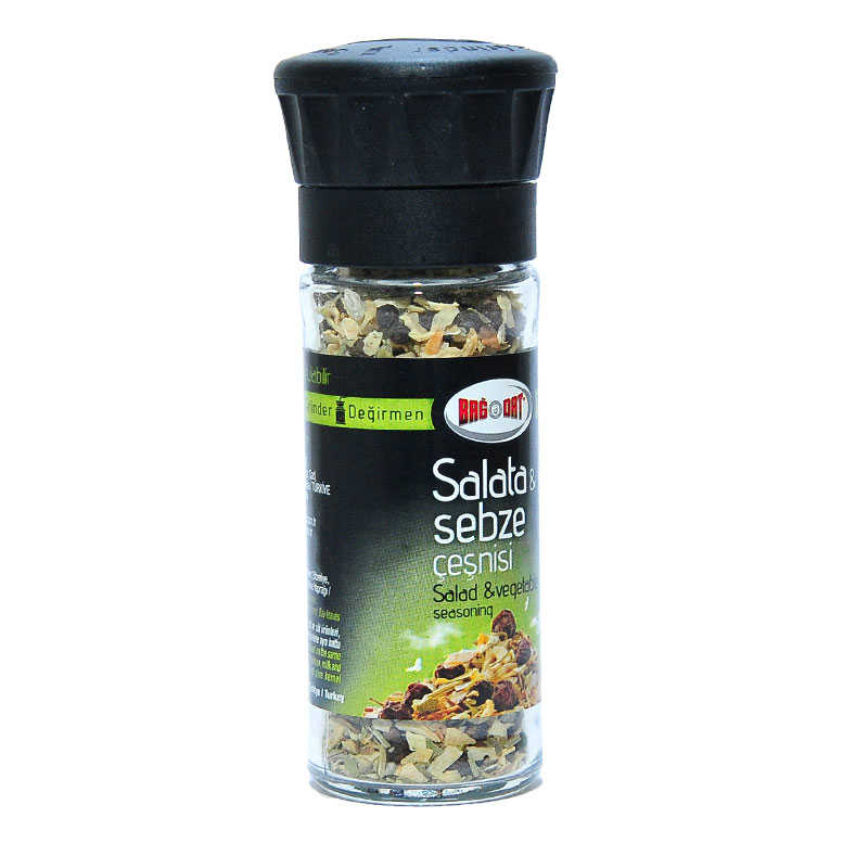 Lisinya214 Cam Değirmenli Salata ve Sebze Çeşnisi Karışık Baharat 45 Gr