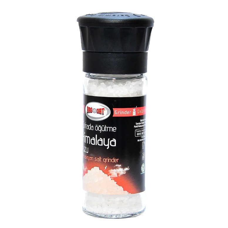 Lisinya214 Cam Değirmenli Yemeklik Himalaya Granül Çakıl Doğal Kaya Tuzu 110 Gr