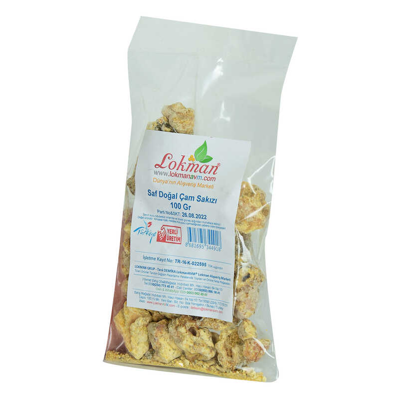 Lisinya214 Çam Sakızı Doğal 100 Gr Paket