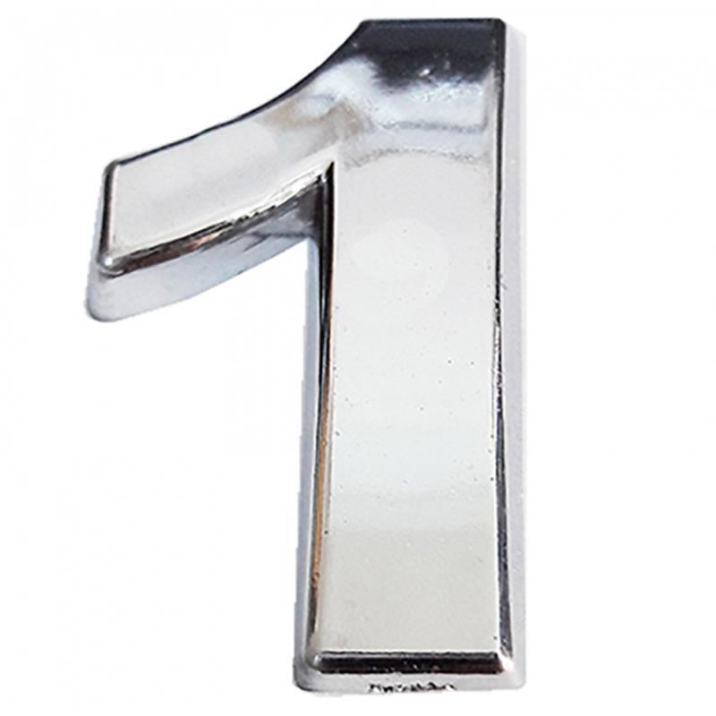 Cemax Krom Yapışkanlı 1 Rakamı 5 cm - Lisinya