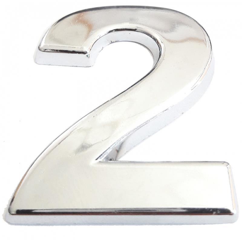 Cemax Krom Yapışkanlı 2 Rakamı 5 cm - Lisinya