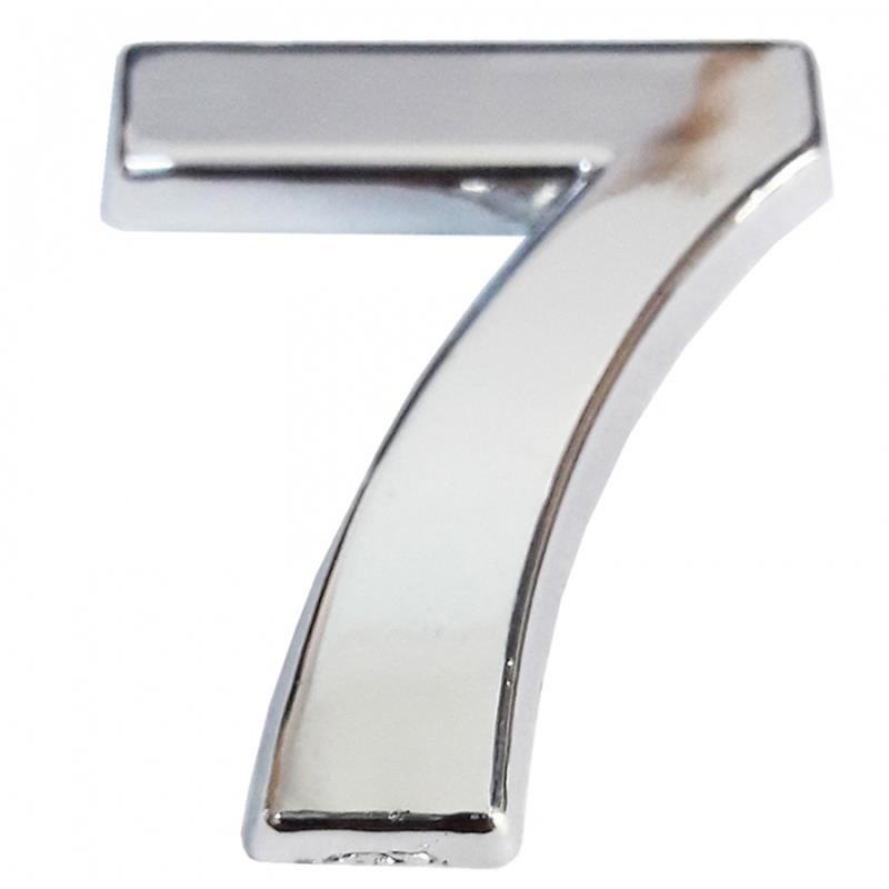 Cemax Krom Yapışkanlı 7 Rakamı 5 cm Lisinya202 Cemax Krom Yapışkanlı 7 Rakamı 5 cm