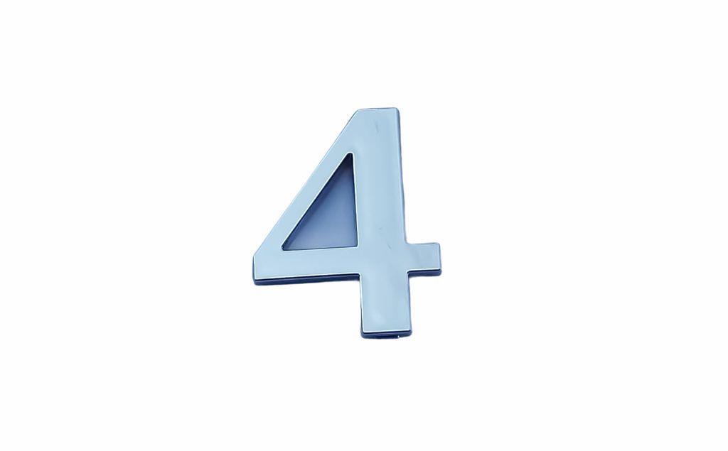 Cemax Villa Boy 4 Rakamı 8,5 cm Yapışkanlı - Lisinya