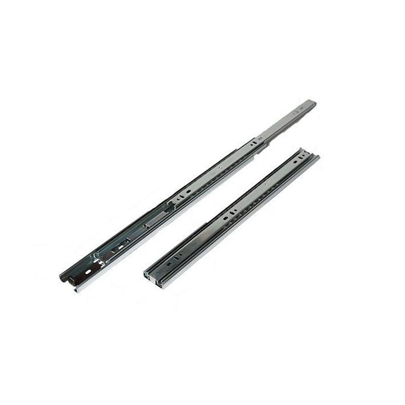 Lisinya202 Çift Açılır 45 mm Teleskopik Bilyeli Çekmece Rayı 50 Cm