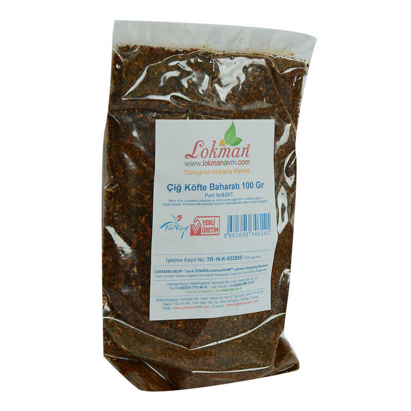 Lisinya214 Çiğ Köfte Saf Baharatı 100 Gr Paket