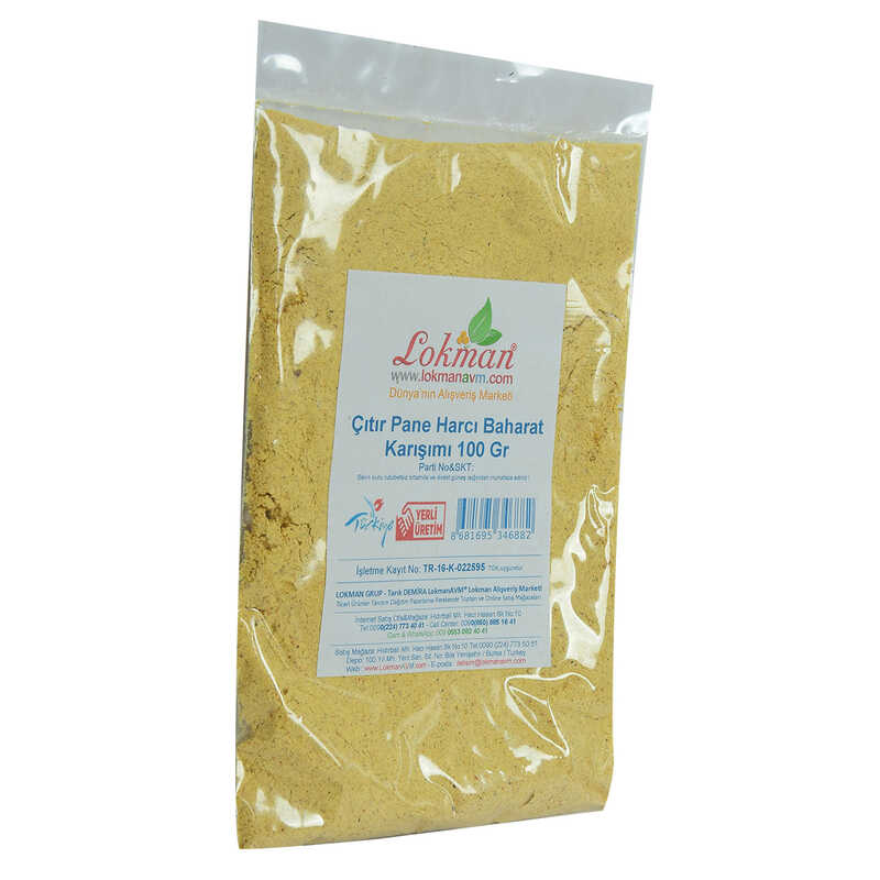 Lisinya214 Çıtır Pane Harcı Baharat Karışımı 100 Gr Paket