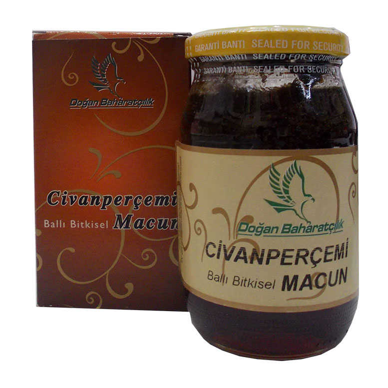 Civanperçemli Ballı sel Karışım Cam Kavanoz 450 Gr - Lisinya