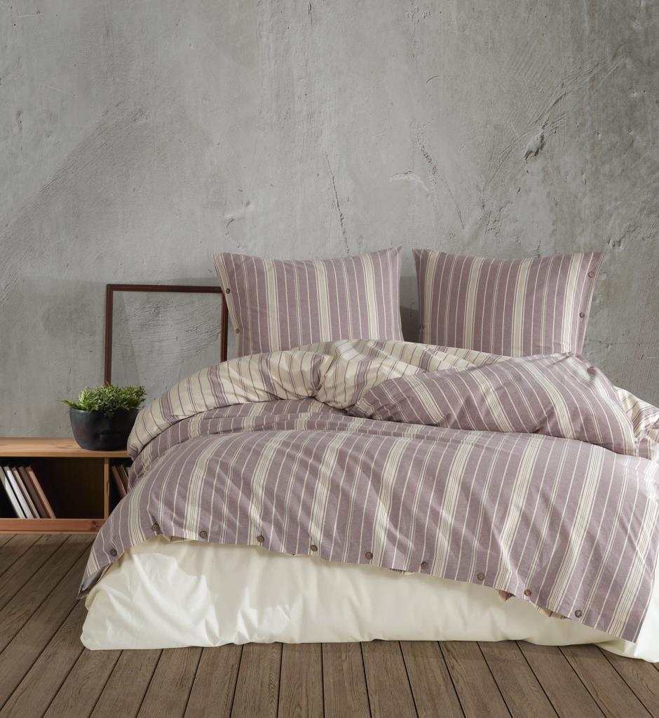 Butik Native Serisi Çift Kişilik Nev Takımı Pardus v1 Gülkurusu - Lisinya