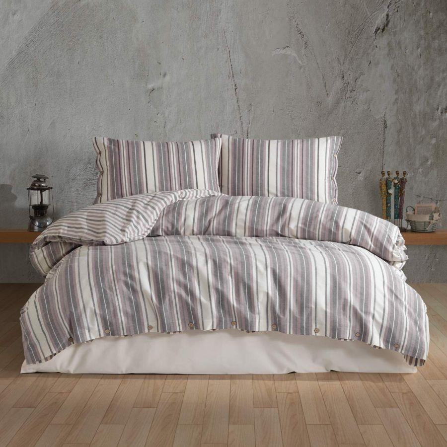 Butik Native Serisi Çift Kişilik Nevresim Takımı Rune v1 Lila Butik Native Serisi Çift Kişilik Nevresim Takımı Rune v1 Lila