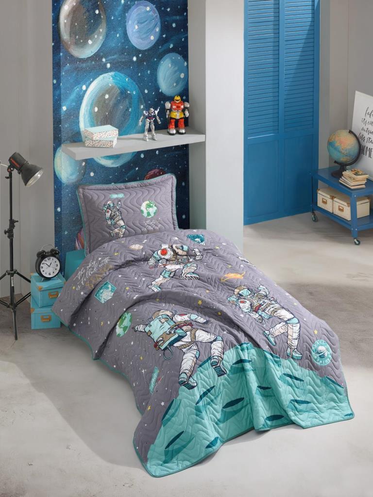 Tek Kişilik Yatak Örtüsü Space Tek Kişilik Yatak Örtüsü Space
