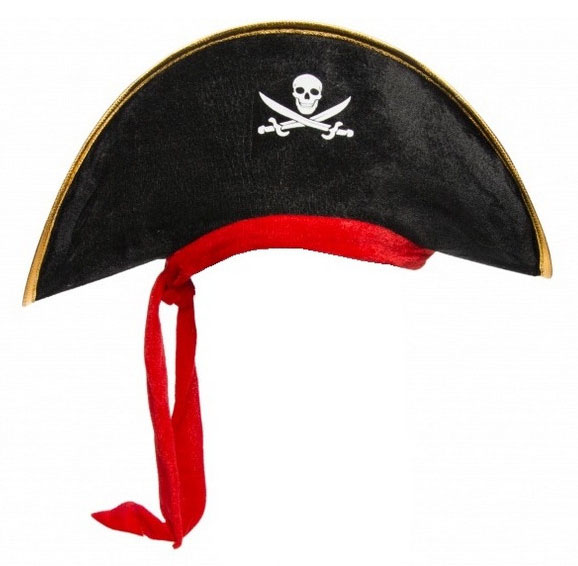 Çocuk Boy Kadife Jack Sparrow Denizci Kaptan Jack Korsan Şapkası 45x16 cm Çocuk Boy Kadife Jack Sparrow Denizci Kaptan Jack Korsan Şapkası 45x16 cm (Lisinya)