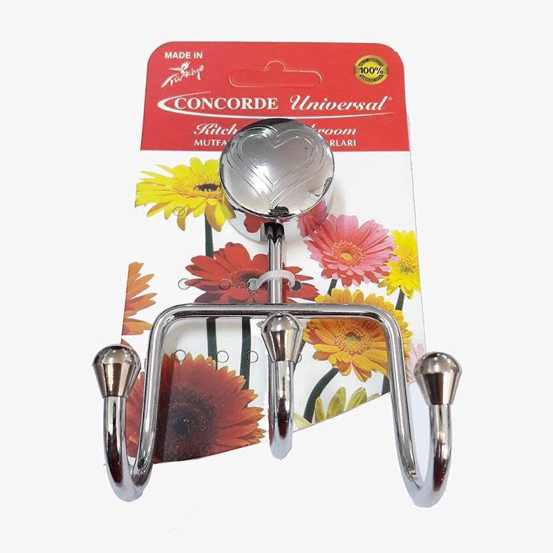 Concorde 3 Lü Krom Askılık Lisinya202 Concorde 3 Lü Krom Askılık