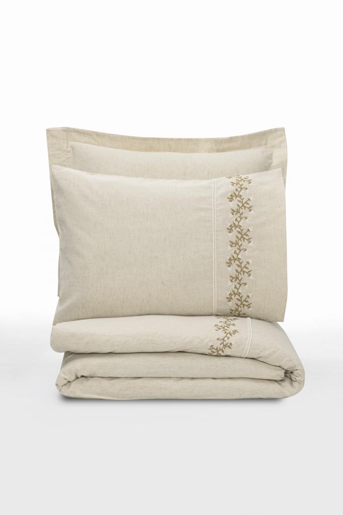 Cotton Keten Çift Kişilik Nevresim Takımı Darian