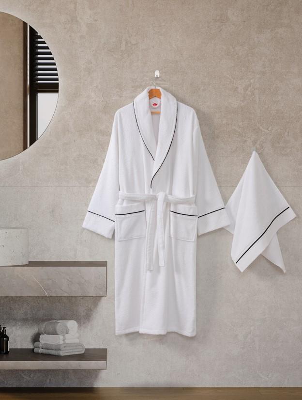 Classic Bornoz Seti Mahur M-L Unisex Classic Bornoz Seti Mahur M-L Unisex