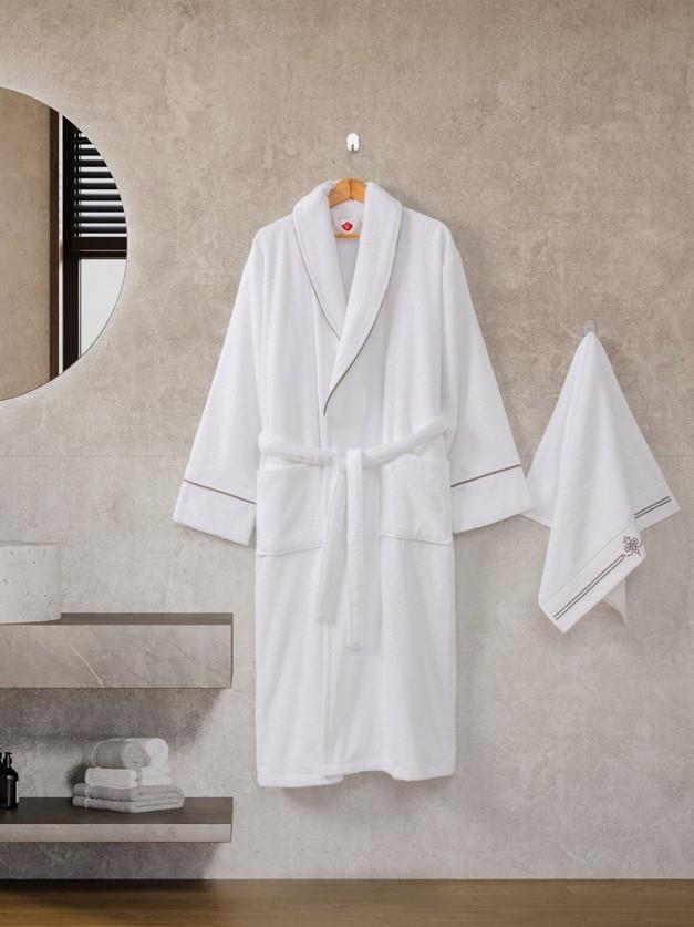 Classic Bornoz Seti Güher L-XL Erkek Classic Bornoz Seti Güher L-XL Erkek
